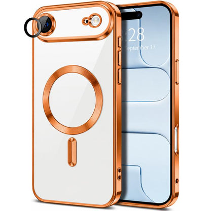 XDcase Electroplated TPU Magnetic Phone Case with Lens Film, For iPhone 17 Pro, For iPhone 17, For iPhone Air