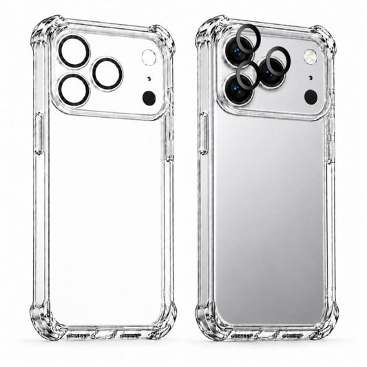 XDcase Four-corner Shockproof TPU Phone Case with Lens Film, For iPhone 18 Pro, For iPhone 18 Pro Max, For iPhone 17e / 16e, For iPhone 17 Pro Max, For iPhone 17 Pro, For iPhone 17, For iPhone Air, For iPhone 16 Pro Max, For iPhone 16 Pro, For iPhone 1...