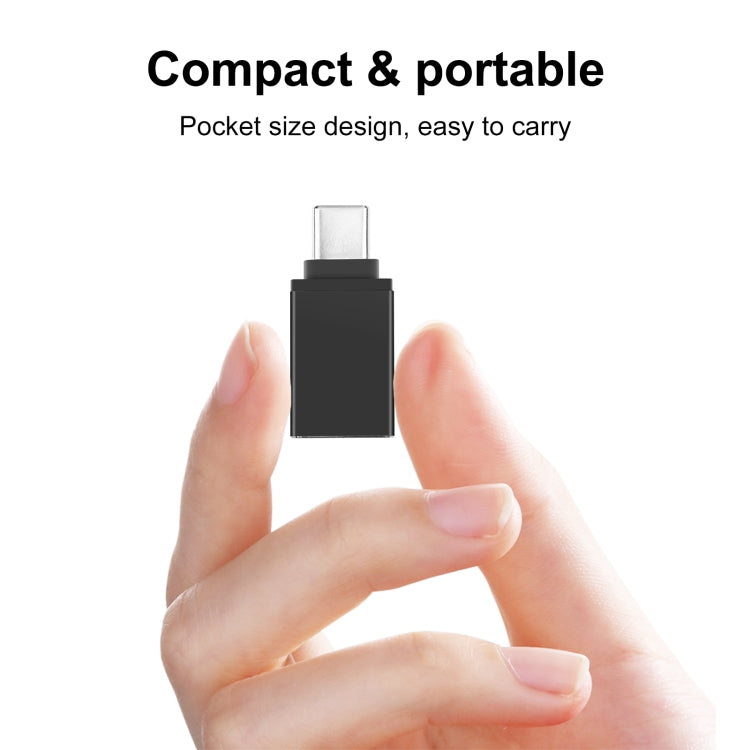 HAWEEL USB-C / Type-C Male to USB 3.0 Female OTG Data Transmission Adapter