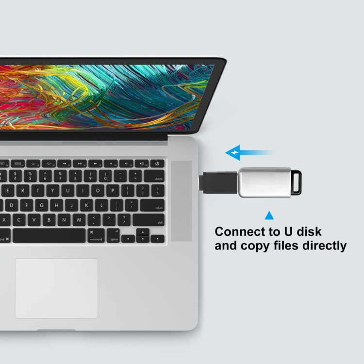 HAWEEL USB-C / Type-C Male to USB 3.0 Female OTG Data Transmission Adapter