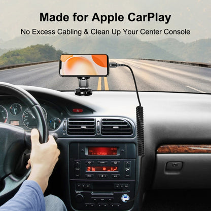 HAWEEL 2m 5A USB-C / Type-C to USB-C / Type-C Retractable Coiled PD Fast Charging Cable, 2m 5A Type-C