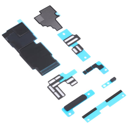 For iPhone 14 Pro 10pcs Mainboard Sponge Foam Pads + Heat Sink Graphite Sticker, For iPhone 14 Pro