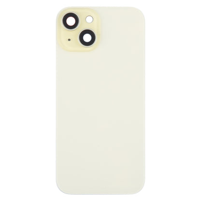 For iPhone 15 Battery Back Cover with Camera Lens Cover + MagSafe Magnet