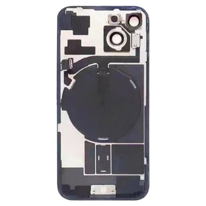 For iPhone 15 Glass Battery Back Cover with Flash Bracket + Wireless Charging Module, For iPhone 15