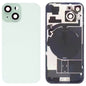 For iPhone 15 Glass Battery Back Cover with Flash Bracket + Wireless Charging Module, For iPhone 15