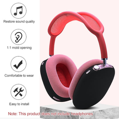 A Pair Full Coverage Anti-scratch Silicone Headphone Protective Case for AirPods Max / Max 2