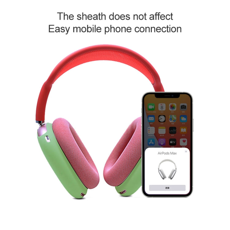 A Pair Full Coverage Anti-scratch Silicone Headphone Protective Case for AirPods Max / Max 2