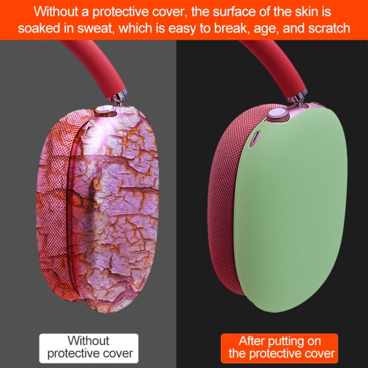 A Pair Full Coverage Anti-scratch Silicone Headphone Protective Case for AirPods Max / Max 2