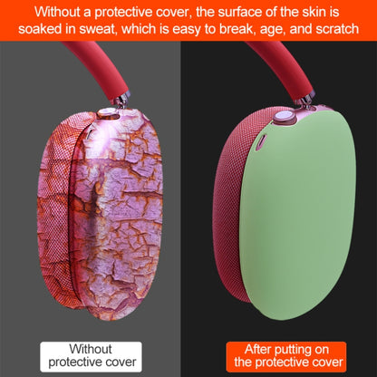 A Pair Full Coverage Anti-scratch Silicone Headphone Protective Case for AirPods Max / Max 2