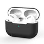 For AirPods Pro Silicone Wireless Earphone Protective Case Cover without Buckle