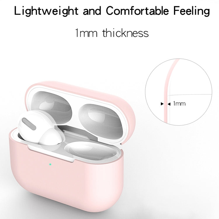 For AirPods Pro 3 in 1 Silicone Earphone Protective Case + Earphones Buckle + Anti-lost Rope Set