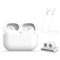 For AirPods Pro 3 in 1 Silicone Earphone Protective Case + Earphones Buckle + Anti-lost Rope Set