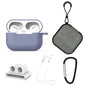 For AirPods Pro 5 in 1 Silicone Earphone Protective Case + Earphone Bag + Earphones Buckle + Hook + Anti-lost Rope Set