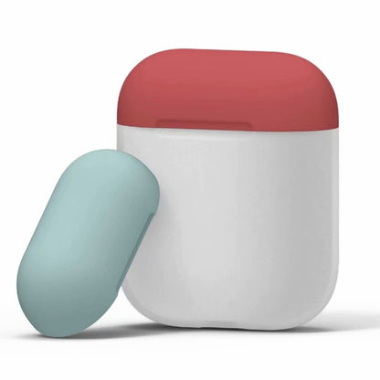 Three Color Dropproof Wireless Earphones Charging Box Protective Case for Apple AirPods 1/2 (White Pink Blue), IP6D3493A, IP6D3493B, IP6D3493C, IP6D3493D, IP6D3493E, IP6D3493F, IP6D3493G, IP6D3493H, IP6D3493I