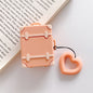 Wireless Earphones Shockproof Candy Colored Suitcase Silicone Protective Case for Apple AirPods 1 / 2, Orange, Pink, Green, Blue, Apricot, Yellow
