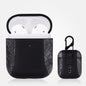 Colour-matching Flip-over Leather Earphones Shockproof Protective Case for Apple AirPods 1 / 2