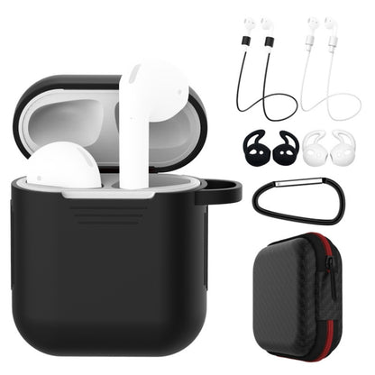 7 PCS Wireless Earphones Shockproof Silicone Protective Case for Apple AirPods 1 / 2