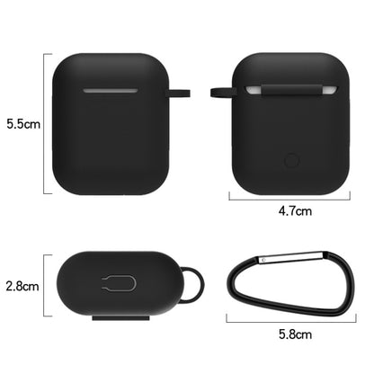 7 PCS Wireless Earphones Shockproof Silicone Protective Case for Apple AirPods 1 / 2