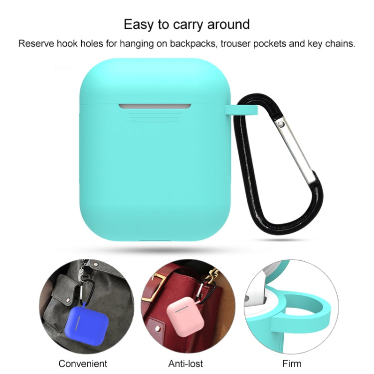 7 PCS Wireless Earphones Shockproof Silicone Protective Case for Apple AirPods 1 / 2