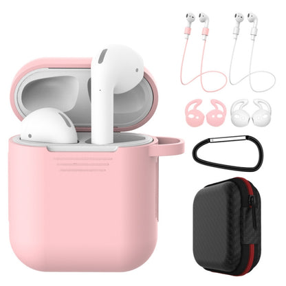 7 PCS Wireless Earphones Shockproof Silicone Protective Case for Apple AirPods 1 / 2