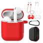 7 PCS Wireless Earphones Shockproof Silicone Protective Case for Apple AirPods 1 / 2