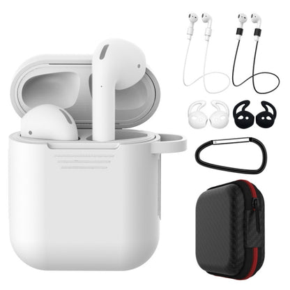 7 PCS Wireless Earphones Shockproof Silicone Protective Case for Apple AirPods 1 / 2