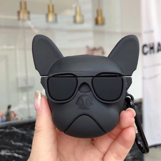 Lovely Puppy Wireless Earphones Shockproof Silicone Protective Case for Apple AirPods Pro