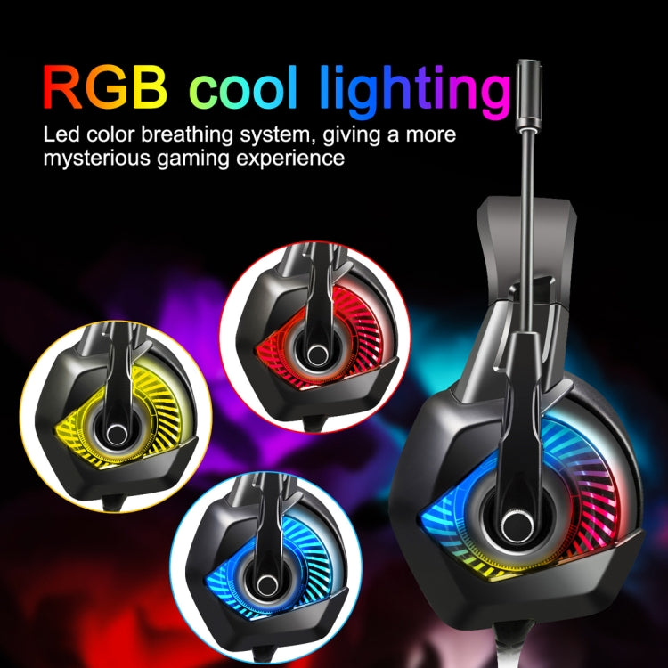 ONIKUMA K6 Over Ear Bass Stereo Surround Gaming Headphone with Microphone & RGB Lights