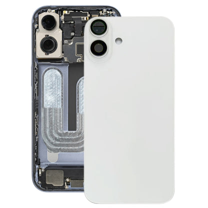For iPhone 16 Plus Battery Back Cover with Camera Lens Cover