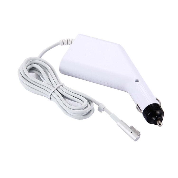 85W 18.5V 4.6A 5 Pin L Style MagSafe 1 Car Charger with 1 USB Port for Apple Macbook A1150 / A1151 / A1172 / A1184 / A1211 / A1370 , Length: 1.7m