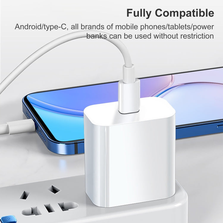 PD 20W Single USB-C / Type-C Interface Travel Charger, US Plug, 20W US Plug