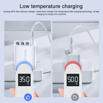 WK WP-U125 Youpin Series 18W QC3.0 4 USB Ports Fast Travel Charger, CN Plug / US Plug, CN Plug / US Plug