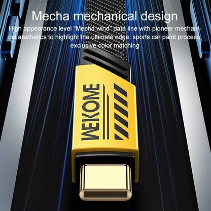 WK WDC-190a Mech Series 6A USB to USB-C/Type-C Fast Charge Data Cable, Length: 1m, USB to USB-C/Type-C