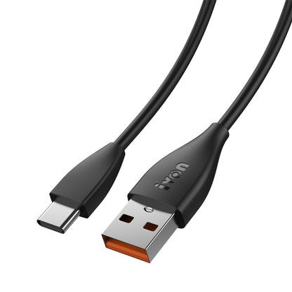 IVON CA87 USB to USB-C / Type-C TPE Fast Charge Data Cable, Cable Length: 1m, USB-C / Type-C