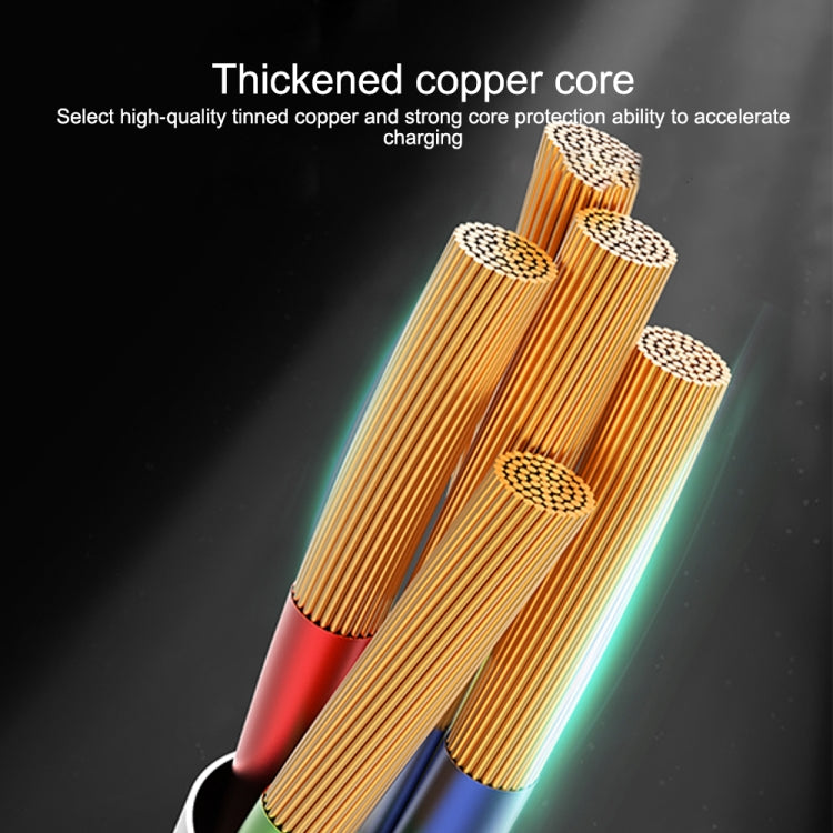 IVON CA88 12W 2.4A USB to Micro USB Nylon Braid Fast Charge Data Cable, Cable Length: 1m, Micro USB