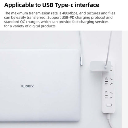 Original Xiaomi 6A USB to USB-C / Type-C 90 Degree Elbow Fast Charging Data Cable, Length: 1.5m, 6A, Length: 1.5m