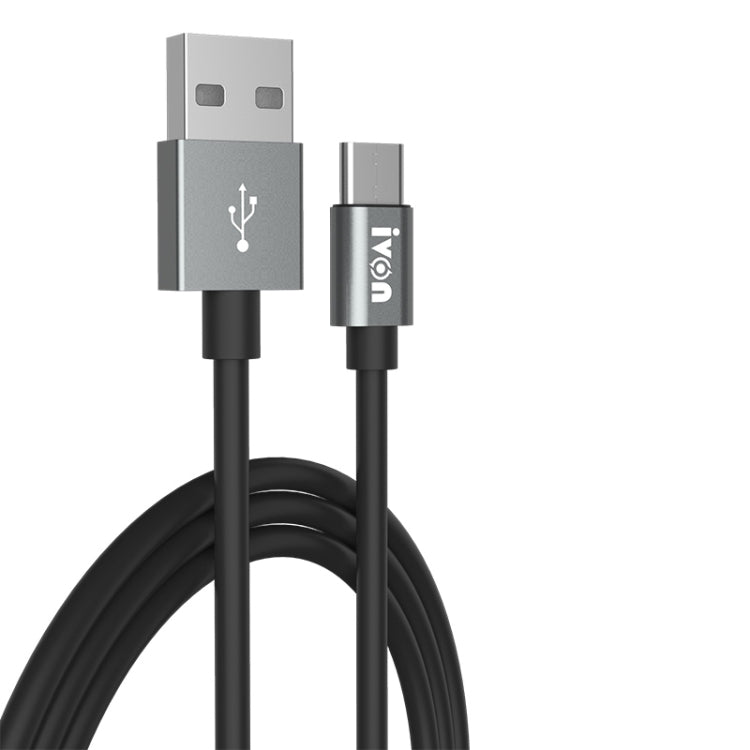 IVON CA73 2.4A Type-C / USB-C Fast Charging Data Cable, Length: 2m, Type-C