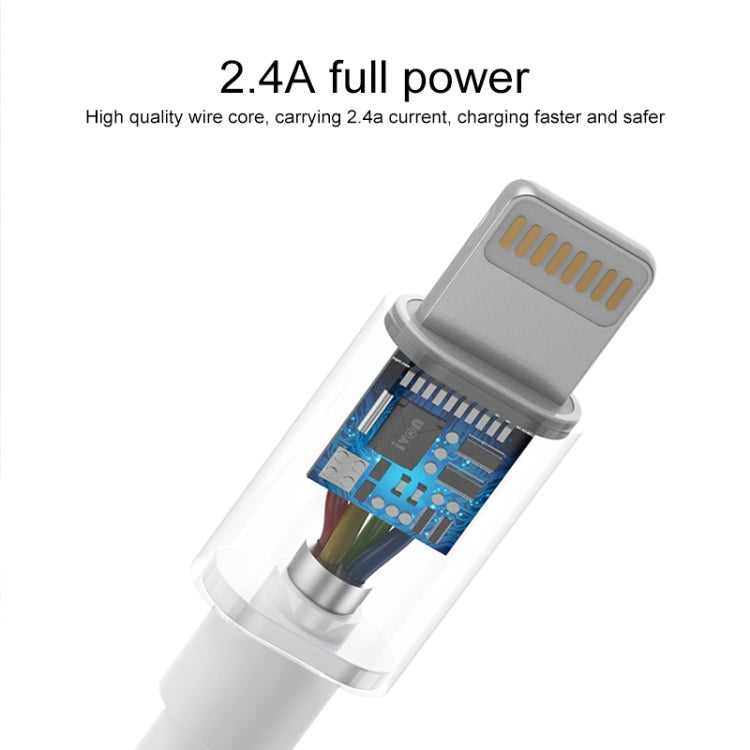 IVON CA73 2.4A Type-C / USB-C Fast Charging Data Cable, Length: 2m, Type-C