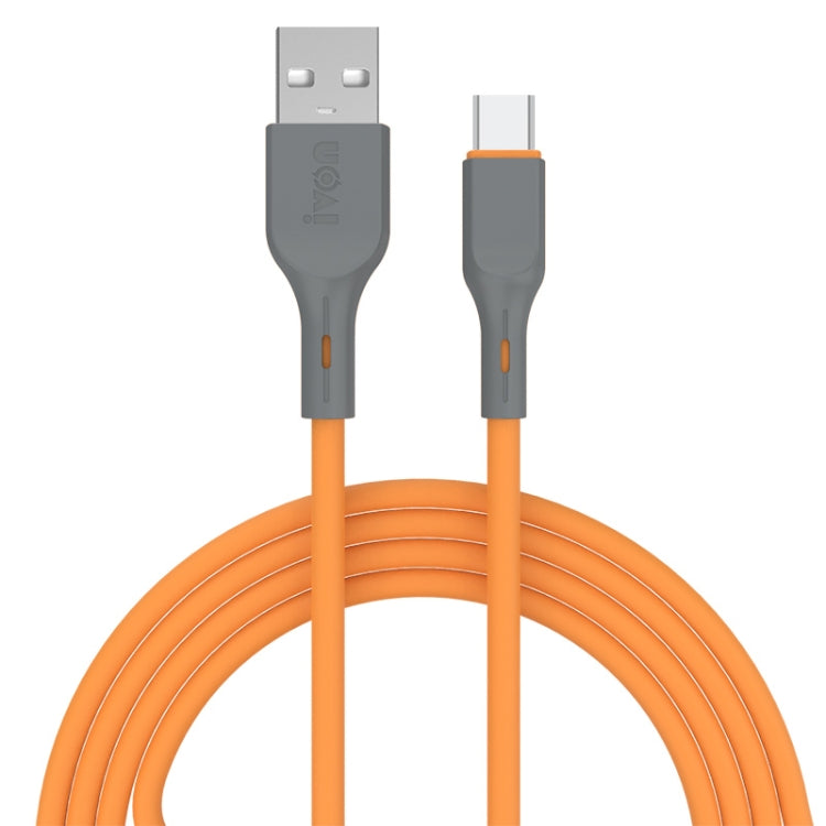 IVON CA78 2.4A Type-C / USB-C Fast Charging Data Cable, Length: 1m, Type-C