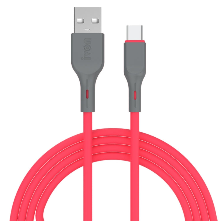 IVON CA78 2.4A Type-C / USB-C Fast Charging Data Cable, Length: 1m, Type-C
