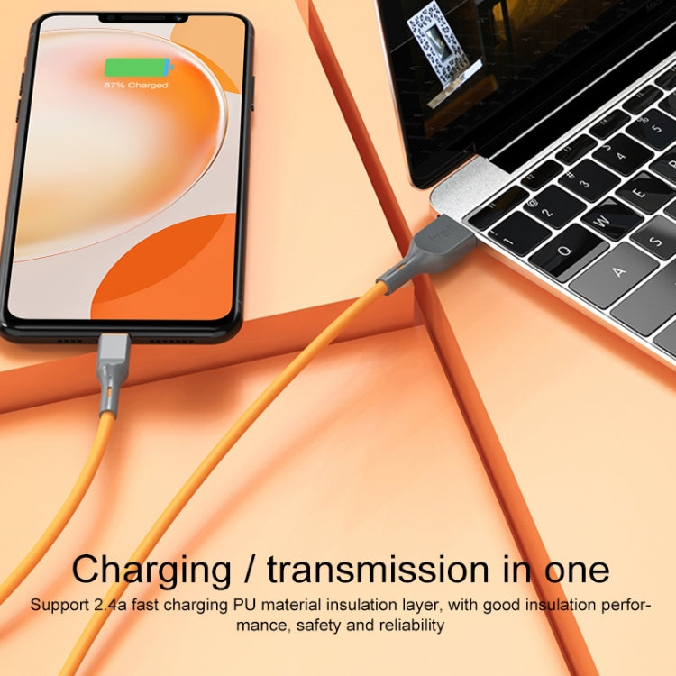 IVON CA78 2.4A Type-C / USB-C Fast Charging Data Cable, Length: 1m, Type-C