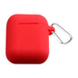 Thicken Cover Anti-drop Dust-proof Buckle Bluetooth Earphone Silicone Case for Apple Airpods