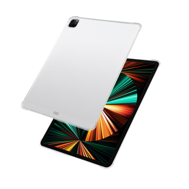For iPad Pro 12.9 2022 / 2021 Four-corner Airbag Anti-drop Transparent Protective Tablet Case with Pen Slot, For iPad Pro 12.9 2022 / 2021