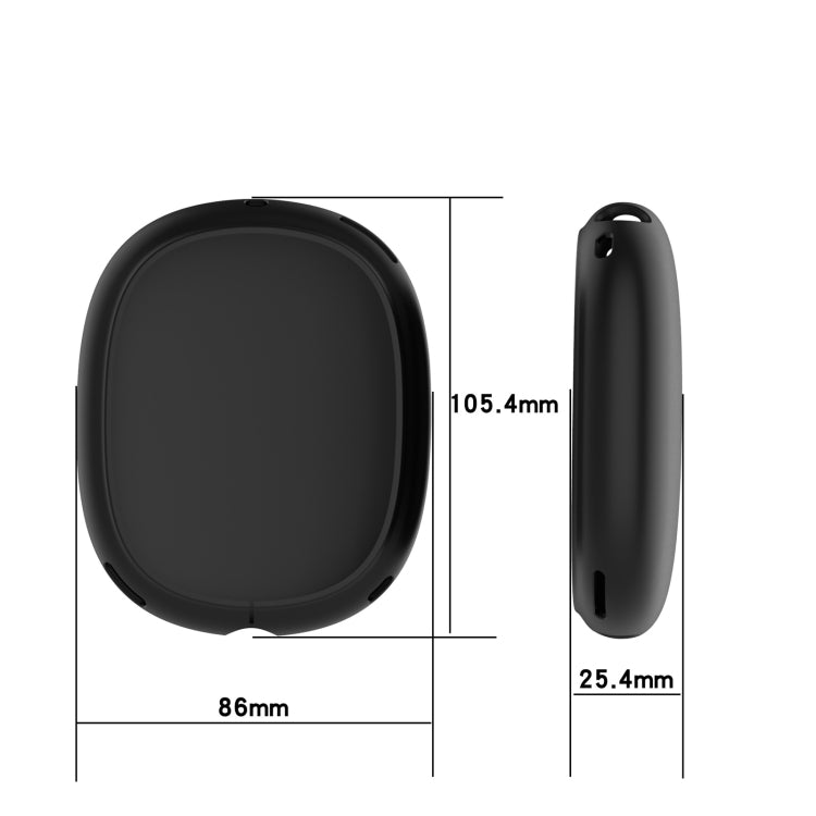 A Pair Full Coverage Anti-scratch Silicone Headphone Protective Case for AirPods Max