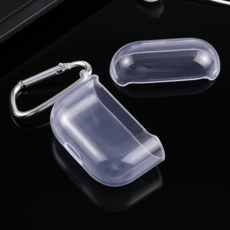 Split Transparent PC Earphone Protective Case with Hook For AirPods 3