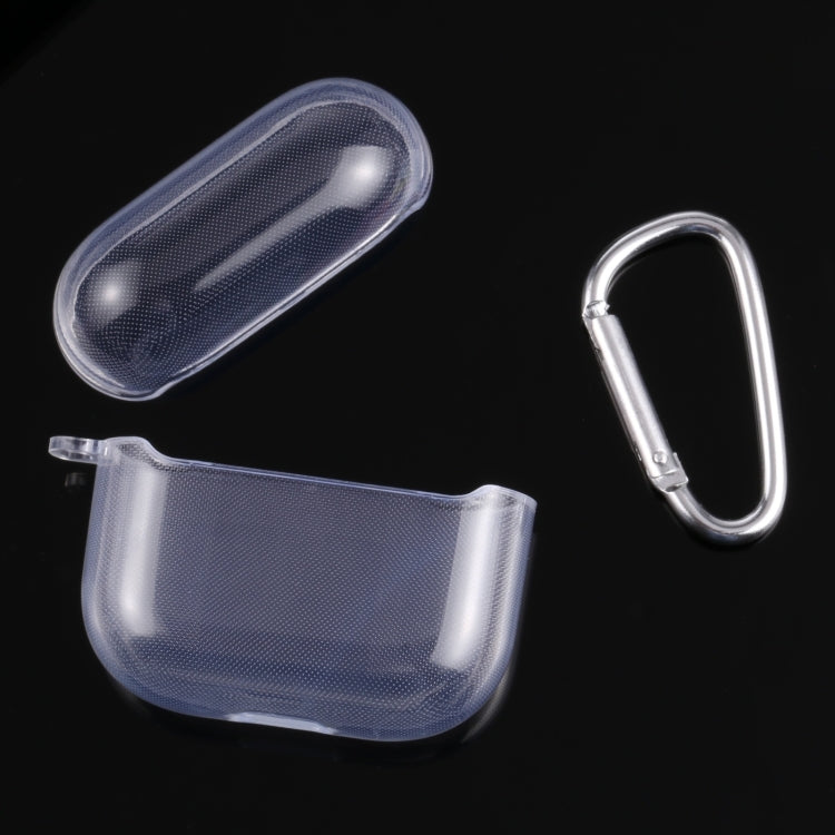 Split Transparent PC Earphone Protective Case with Hook For AirPods 3