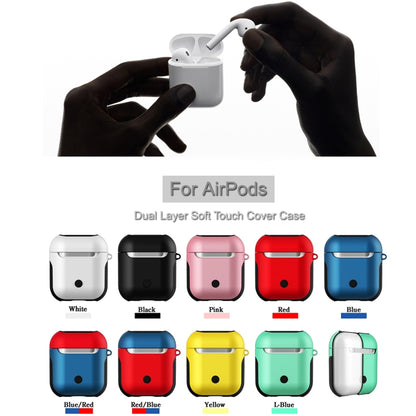 Varnished PC Bluetooth Earphones Case Anti-lost Storage Bag for Apple AirPods 1/2