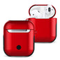 Varnished PC Bluetooth Earphones Case Anti-lost Storage Bag for Apple AirPods 1/2