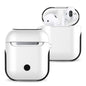 Varnished PC Bluetooth Earphones Case Anti-lost Storage Bag for Apple AirPods 1/2