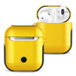 Varnished PC Bluetooth Earphones Case Anti-lost Storage Bag for Apple AirPods 1/2